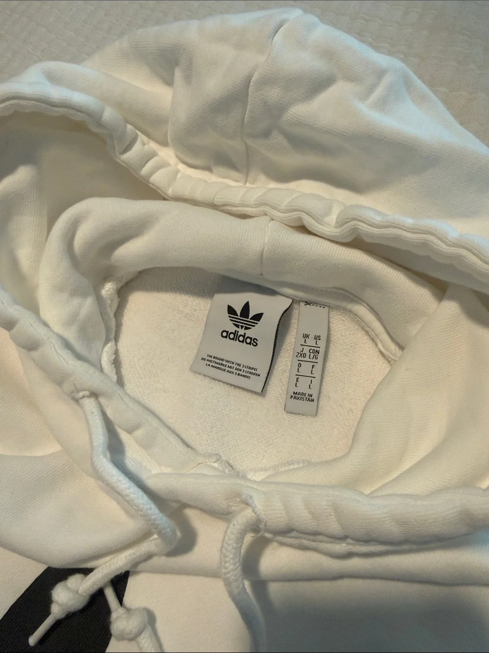 Adidas Men's White Hoodie